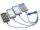 smrter Hydra ELITE 6in1 Nylon-Ladekabel Typ USB-C, navyblue retail