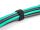 DeLOCK Klett-Kabelbinder L 150 x B 12 mm schwarz 10 Stück