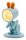 RealPower 486317 Tischleuchte LED Blau, Orange
