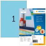 HERMA Farbige Etiketten A4 210x297 mm blau Papier matt 100 St.