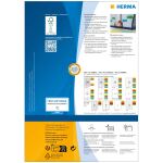 HERMA Farbige Etiketten A4 210x297 mm blau Papier matt 100 St.
