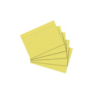 Herlitz 10836328 Karteikarte Gelb 100 Stück(e)