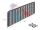 DeLOCK 19″ Netzwerkschrank Panel mit Lüftungsschlitzen horizontal 4 HE schwarz