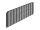 DeLOCK 19″ Netzwerkschrank Panel mit Lüftungsschlitzen horizontal 4 HE schwarz