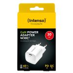 Intenso W30C² GaN Universal Weiß AC Schnellladung Drinnen