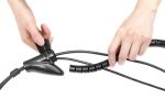 Digitus Flexibler Kabelspiralschlauch mit Einzugshilfe, 5 m