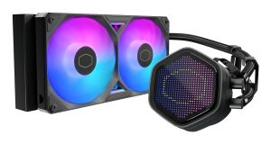 Cooler Master MasterLiquid Atmos II 240 Pixel LED Black Prozessor Flüssigkeitskühlung 12 cm Schwarz 1 Stück(e)