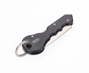TROIKA KTL88-BK Schlüsselkette Schwarz, Silber
