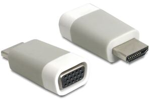 DeLOCK 65472 Kabeladapter HDMI-A VGA Weiß