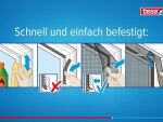 TESA 55296-00000-00 Fensterscheibe Siebmasche Polyester