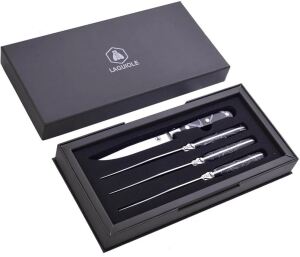 Laguiole Steakmesser-Set 4tlg. mit Harzgriff