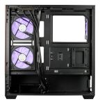 Cooler Master Elite 690 Wood Midi Tower Schwarz