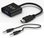 INCA Adapter IHTV-7TS HDMI > VGA St. USB Audio, 1080P, SW retail