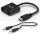 INCA Adapter IHTV-7TS HDMI > VGA St. USB Audio, 1080P, SW retail