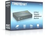 Trendnet GREENnet Unmanaged Gigabit Ethernet (10/100/1000) Schwarz
