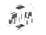 Lanberg WF03-5309-10B Rack 9U Wandmontiertes Regal Schwarz