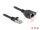 DELOCK Verlängerungskabel S/FTP RJ45 ST -> BU Cat6A 0.50m sw