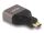 DeLOCK HDMI Adapter Micro-D Stecker zu A Buchse 8K 60 Hz grau Metall