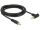 DELOCK Klinkekabel 3,5mm -> 3,5mm 90° St/St 3.00m schwarz