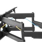 LogiLink TV-Wandhalterung, 50–90", neigbar, schwenkbar, 75 kg max.