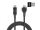 DELOCK USB 2.0 Daten u.Schnellladekabel USB Type-C+USB Steck