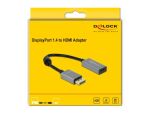 DeLOCK Aktiver DisplayPort 1.4 zu HDMI Adapter 4K 60 Hz...