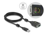 DeLOCK Adapter USB 2.0 Typ-A zu Seriell RS-232 D-Sub 9...