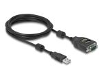 DeLOCK Adapter USB 2.0 Typ-A zu Seriell RS-232 D-Sub 9 Pin 2,5 kV Galvanische Isolation 2 m