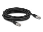 DELOCK RJ45 NWK Cat.6A S/FTP PE Outdoor 5 m schwarz