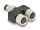 DeLOCK M8 Y-Splitter A-kodiert 4 Pin 1 x Stecker zu 2 x Buchse Parallelschaltung