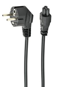 Gembird PC-186-ML12-3M Stromkabel Schwarz CEE7/7 C5-Koppler