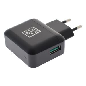 2GO 795839 Ladegerät für Mobilgeräte Universal Schwarz AC Schnellladung Drinnen