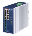 PLANET IP30 Industrial 8-Port Unmanaged Gigabit Ethernet...