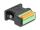 DELOCK D-Sub 9 Bu > Terminalblock Adapter mit Drucktaster