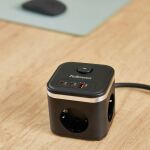 Fellowes Power Cube 3xSteckdose,1xUSB-A,2xUSB-C,Schalter sch