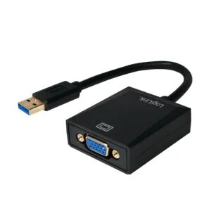 LogiLink UA0231 USB-Grafikadapter 1920 x 1080 Pixel Schwarz