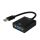 LogiLink UA0231 USB-Grafikadapter 1920 x 1080 Pixel Schwarz