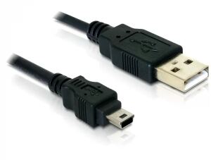 DeLOCK 82252 USB Kabel USB 2.0 1,5 m USB A Mini-USB B Schwarz