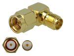 DELOCK Adapter SMA Stecker zu RP-SMA Buchse 90° 3 GHz