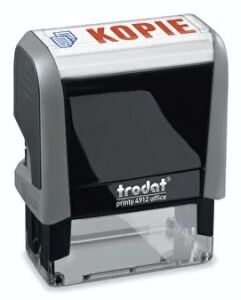 Wedo 51 4912224 Selbstfärbestempel Textstempel Kunststoff