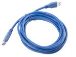 Lanberg CA-US3E-10CC-0030-B USB Kabel 3 m USB A Blau