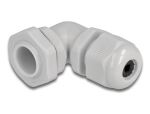 DELOCK Kabelverschraubung 90° gewinkelt PG9 grau