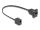 DELOCK D-Typ RJ10 Kabel Buchse zu Buchse schwarz 30 cm
