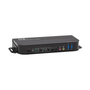 Tripp Lite B005-HUA2-K HDMI/USB KVM-Switch mit 2 Anschlüssen - 4K 60 Hz, HDR, HDCP 2.2, IR, DP 1.4, USB-Freigabe, USB 3.0-Kabel