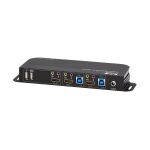 Tripp Lite B005-HUA2-K HDMI/USB KVM-Switch mit 2 Anschlüssen - 4K 60 Hz, HDR, HDCP 2.2, IR, DP 1.4, USB-Freigabe, USB 3.0-Kabel