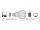 DELOCK Displayport Adapter DP -> D-Sub15 St/Bu weiß