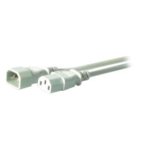 EFB Elektronik EK507.3 Stromkabel Grau 3 m C14-Koppler C13-Koppler