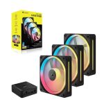 Corsair iCUE LINK LX120-R RGB Computergehäuse Ventilator 12 cm Schwarz 3 Stück(e)