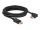 DeLOCK DisplayPort Kabel Stecker gerade zu Stecker 90° rechts gewinkelt 8K 60 Hz 5 m