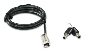DICOTA BASE XX Laptop Lock Wedge Kabelschloss Anthrazit 1,5 m